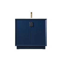36 Inch SIngle Bathroom Vanity In Blue