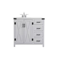 36 inch bathroom vanity in Grey