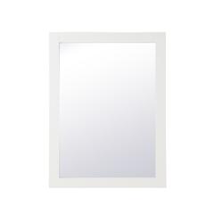 Aqua rectangle vanity mirror 27 inch in White