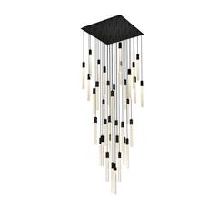 Weston 36 lights pendant in black
