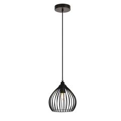 Sayer Collection Pendant D7.9 H8.9 Lt:1 Black Finish