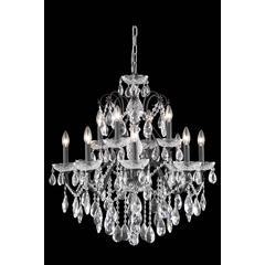 St. Francis 12 light Dark Bronze Chandelier Clear Royal Cut Crystal
