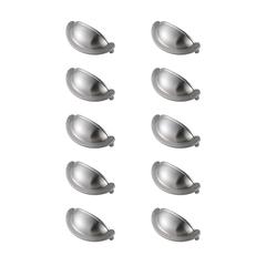 Claude 2-3/4" Center to Center Brushed Nickel Cup Bar Pull Multipack (set of 10)