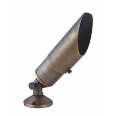 Spot Light D2.25In H8In Antique Brass Includes Stake Mr16 Halogen 20W