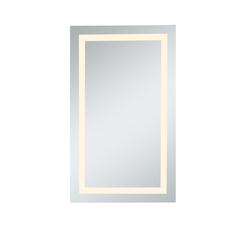 LED Hardwired Mirror Rectangle W24H40 Dimmable 3000K