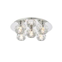Graham 5 Light Ceiling Lamp in Chrome