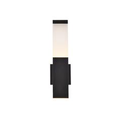 Raine Integrated LED wall sconce  in black