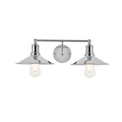 Etude 2 light chrome Wall Sconce
