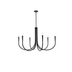 Layne 42 inch chandelier in Black