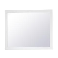 Aqua rectangle vanity mirror 30 inch in White