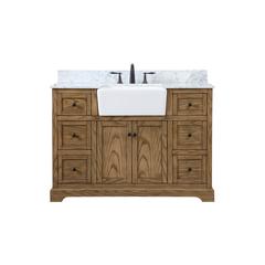 48 inch Single bathroom vanity in driftwood