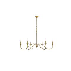 Rohan 48 inch chandelier in brass