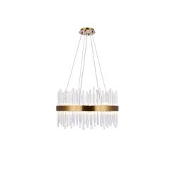 Dallas 16 light Gold Chandelier Clear Royal Cut Crystal