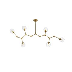 Cavoli 70 inch Chandelier in Brass
