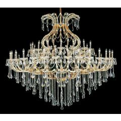 Maria Theresa 49 light Gold Chandelier Clear Royal Cut Crystal