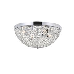 Taye 4 light Chrome Flush Mount
