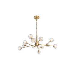 Graham 12 Light Pendant in Gold
