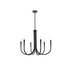 Layne 30 inch chandelier in Black