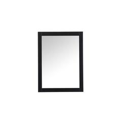 Aqua vanity mirror 24x32 inch in black