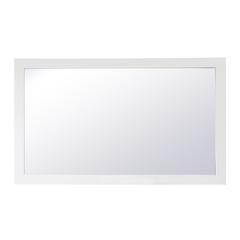 Aqua rectangle vanity mirror 60 inch in White