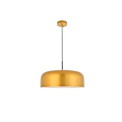 Etude 1 Light Satin Gold And Black Pendant