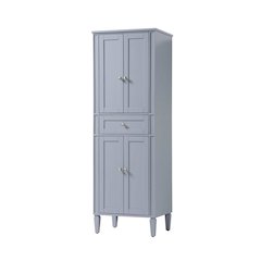 24 inch Bath Storage Cabinet in Grey