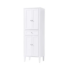 24 inch Bath Storage Cabinet in White