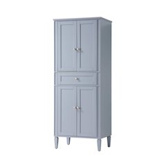 28 inch Bath Storage Cabinet in Grey