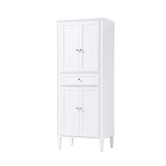 28 inch Bath Storage Cabinet in White