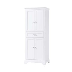 28 inch Bath Storage Cabinet in White