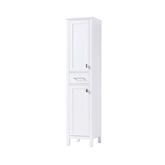 16 inch Bath Storage Cabinet in White