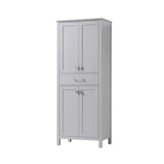 28 inch Bath Storage Cabinet in Grey