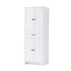 24 Inch Bath Storage Cabinet  in White