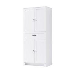 28 Inch Bath Storage Cabinet  in White