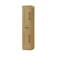 16 inch Bath Storage Cabinet in Linen oak