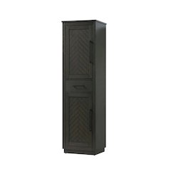 20 inch Bath Storage Cabinet in Chocolate Oak