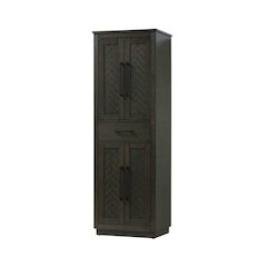 24 inch Bath Storage Cabinet in Chocolate Oak