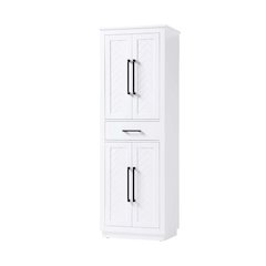 24 inch Bath Storage Cabinet in White