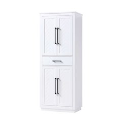 28 inch Bath Storage Cabinet in White