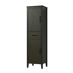 20 Inch Bath Storage Cabinet in Mocha Brown