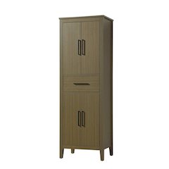 24 Inch Bath Storage Cabinet in Chestnut Brown