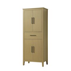 28 Inch Bath Storage Cabinet in Honey Brown