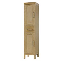 16 Inch Bath Storage Cabinet in Linen Oak