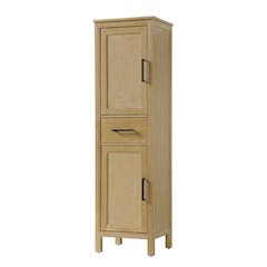 20 Inch Bath Storage Cabinet in Linen Oak