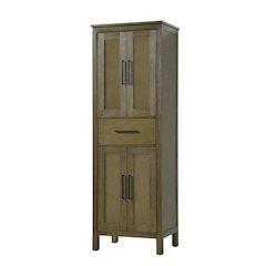 24 Inch Bath Storage Cabinet in Hazel Oak