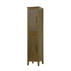 16 Inch Bath Storage Cabinet in Hazel Oak