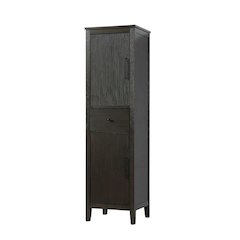 20 Inch Bath Storage Cabinet in Chocolate Oak