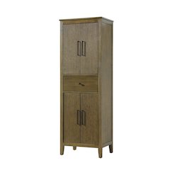 24 Inch Bath Storage Cabinet in Hazel Oak