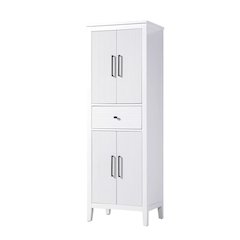 24 Inch Bath Storage Cabinet in White
