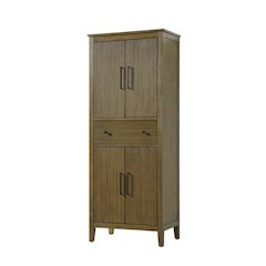 28 Inch Bath Storage Cabinet in Hazel Oak
